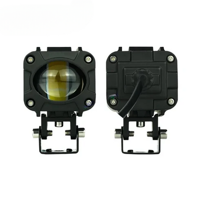 HJG-17 40 Watt  Single LED Cree Lens Fog Light White/Yellow for All Motorcycles