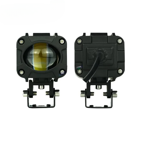 HJG-17 40 Watt  Single LED Cree Lens Fog Light White/Yellow for All Motorcycles
