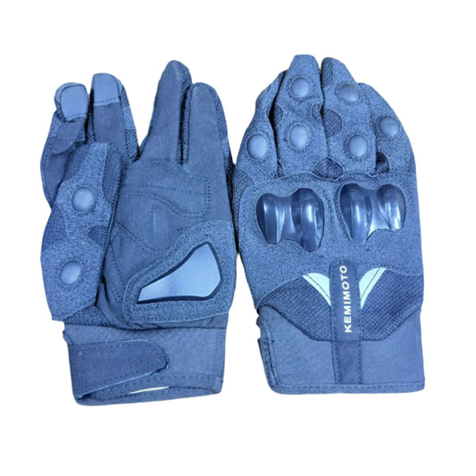 Kemi Moto Universal Gloves for All Motorcycle Riders | Superior Grip & Comfort for Every Ride