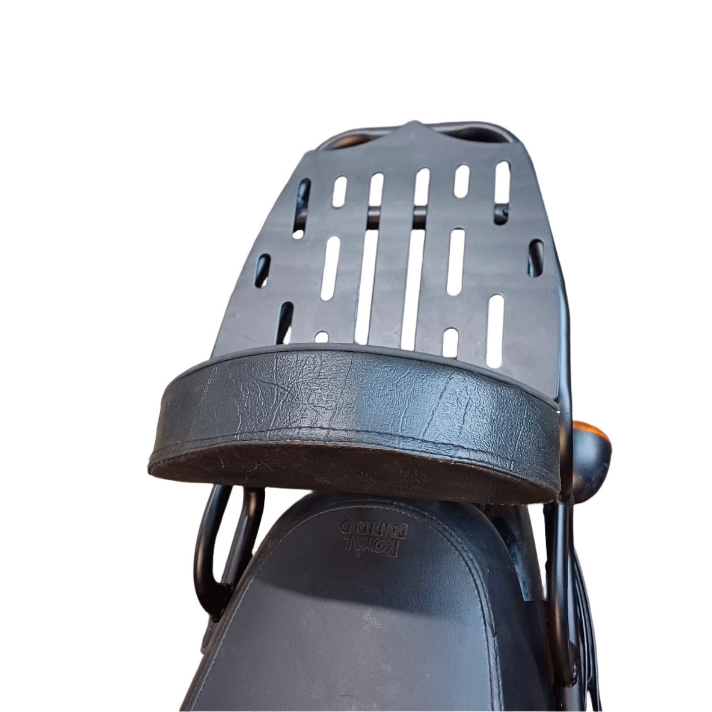 Adjustable Carrier with Foam Cushion Backrest for Jawa 42,Jawa 42 2.1,Jawa Classic 300,Royal Enfield Hunter/Thunderbird/Meteor 350