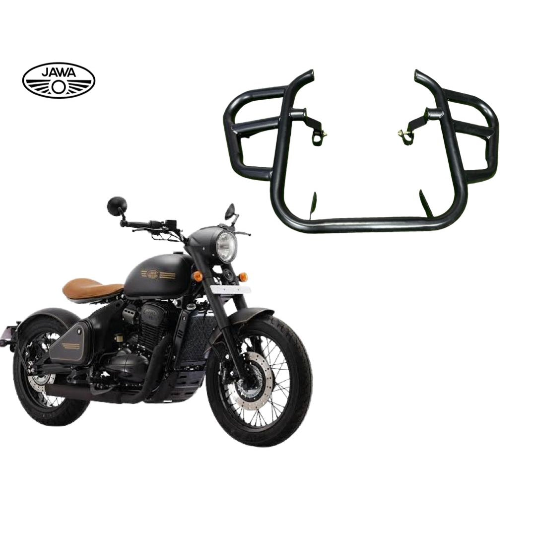 OE Butterfly 1.25-inch Leg Guard/Crash Guard for Yezdi Roadster & Jawa Models