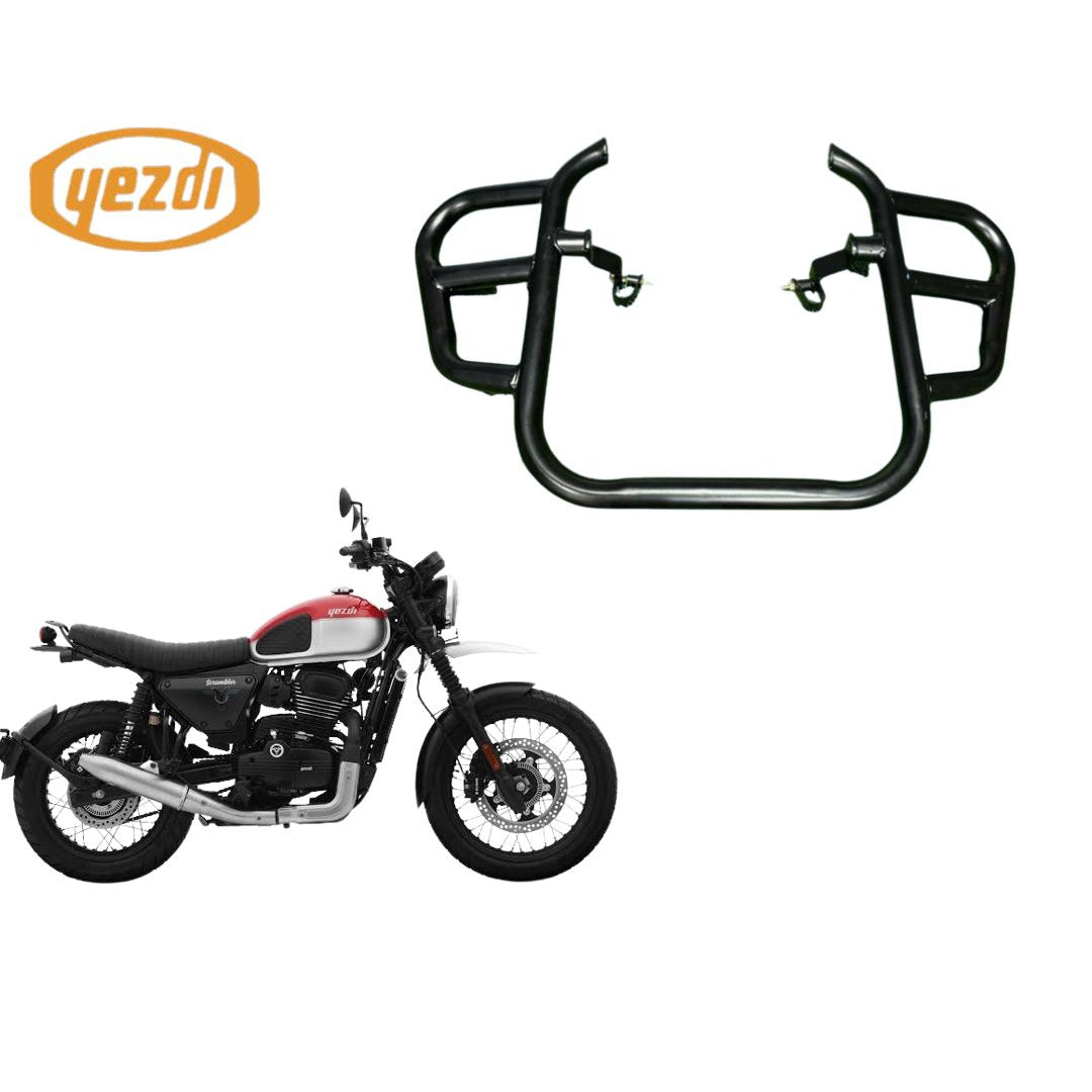 OE Butterfly 1.25-inch Leg Guard/Crash Guard for Yezdi Roadster & Jawa Models