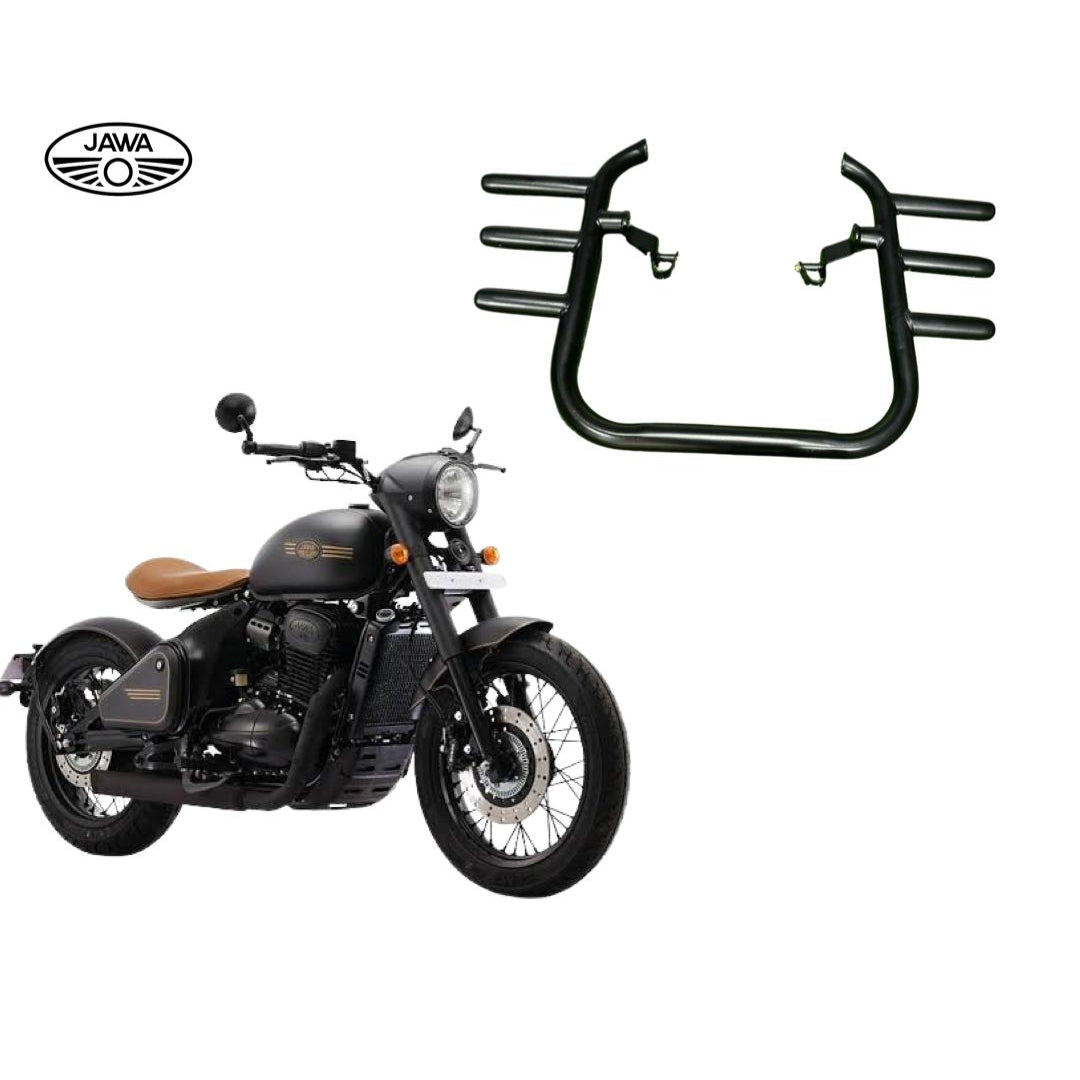 3-Rod 1.25" Crash Guard for Jawa & Yezdi Roadster/Scrambler/Jawa 42 FJ