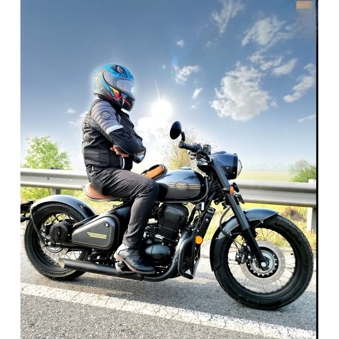 Mild Steel 8-Bend Leg Guard for Jawa 42, Perak, Yezdi Scrambler