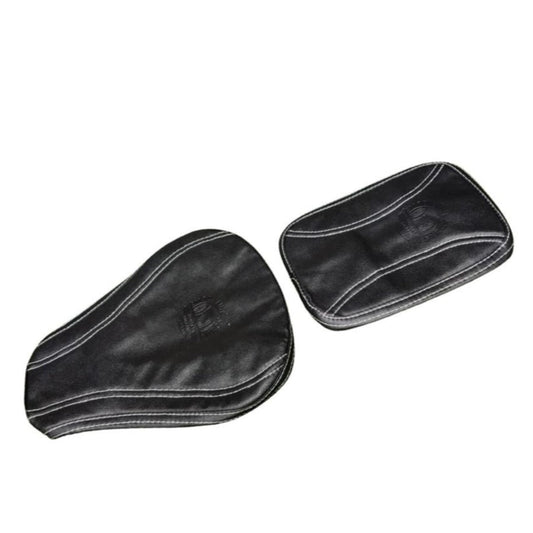 Premium White Stitch Seat Cover for Classic 500 & Classic 350