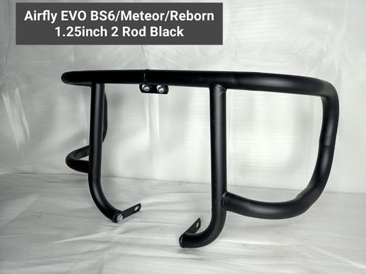 Airfly 2 rod Evo 1.25 inch leg guard/Crash Guard for Meteor 350 , Reborn 350 , Bullet 350 2023 Royal Enfield
