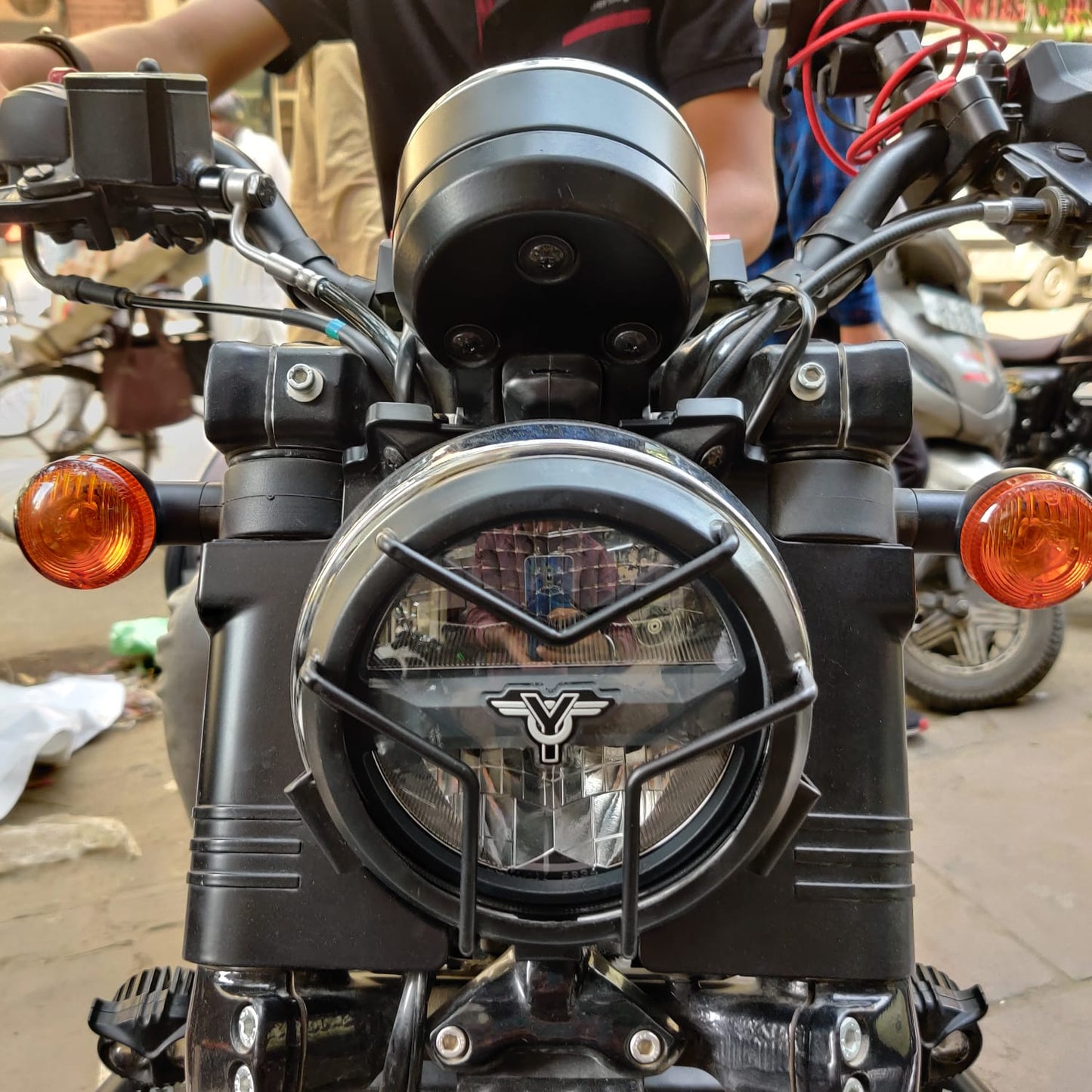 Headlight Grill for Yezdi Roadster & Jawa 42 Bobber
