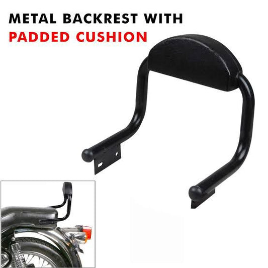 D-Type PU Cushion Backrest for Classic 350 & 500 Royal Enfield