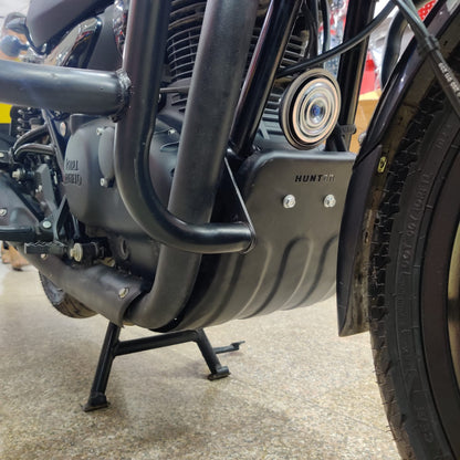 Heavy-Duty Mild Steel Bash Plate for Royal Enfield for Hunter 350