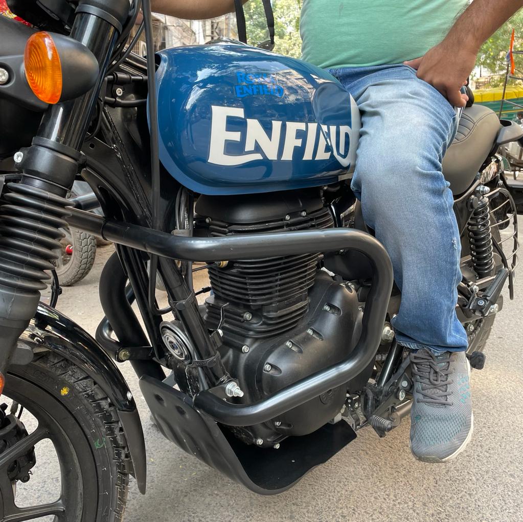2-Rod Evo Crash Guard for Hunter 350 – Heavy-Duty & Stylish