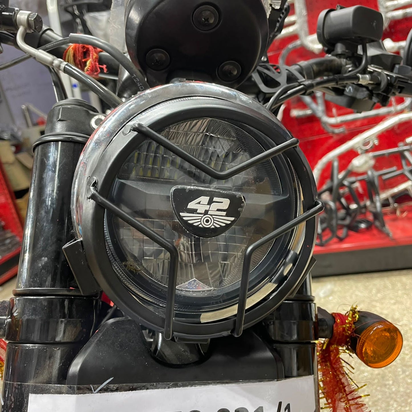 Headlight Grill for Yezdi Roadster & Jawa 42 Bobber