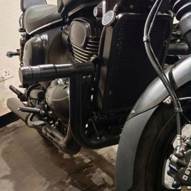 Single Rod 1.25 Inch Leg Guard/Crash Guard for All Jawa Models, Yezdi Roadster, Yezdi Scrambler & Jawa 42 FJ