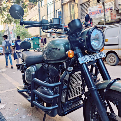 Airfly 3 rod 1.25 inch Heavy leg guard/Crash Guard for Jawa Classic , Jawa 42 ,Models,Yezdi Scrambler