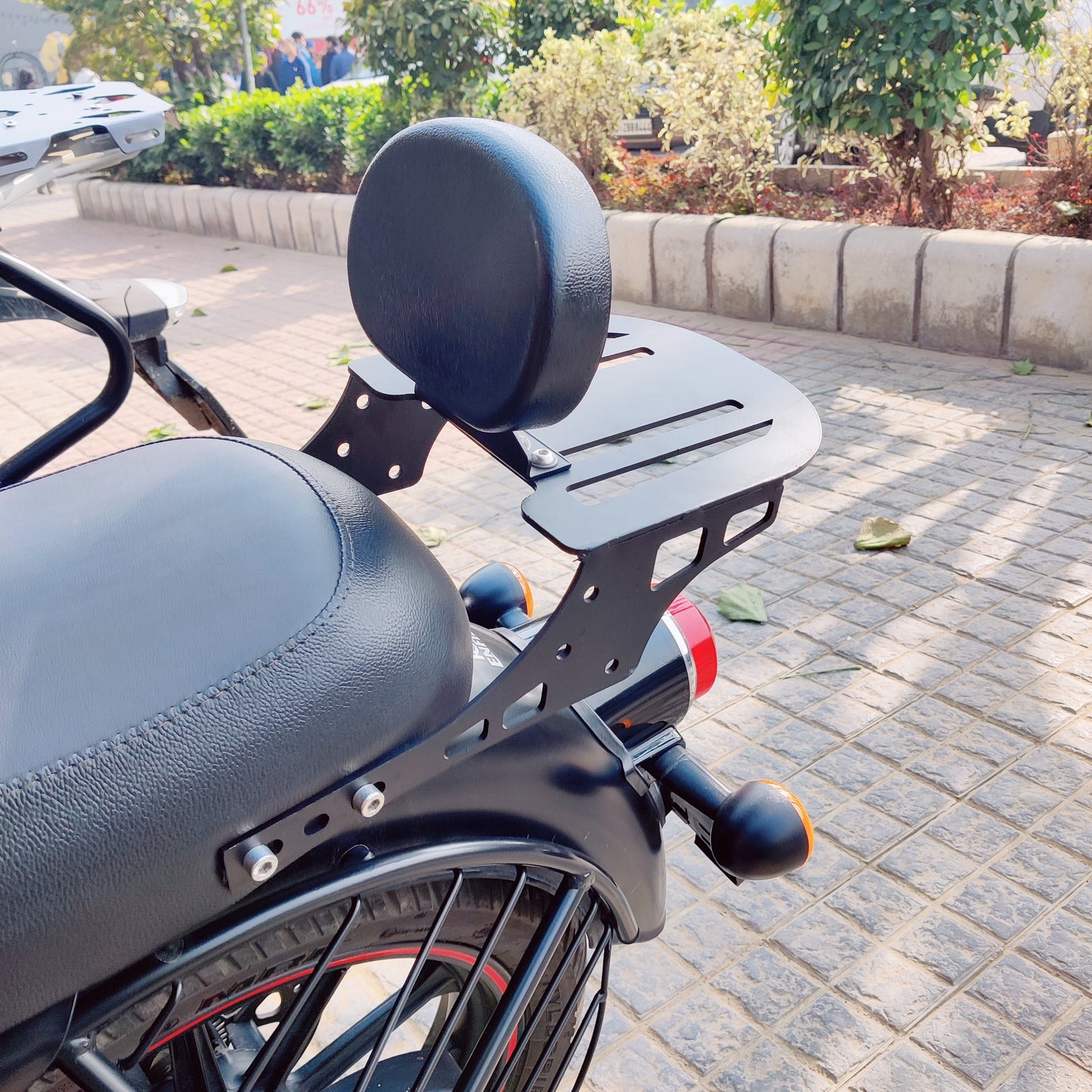 Top Rack Backrest for Classic 350 Reborn, Standard Reborn & Royal Enfield Classic 350