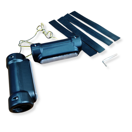 Meteor 650 Leg Guard with Dual-Color Customizable LED Lights