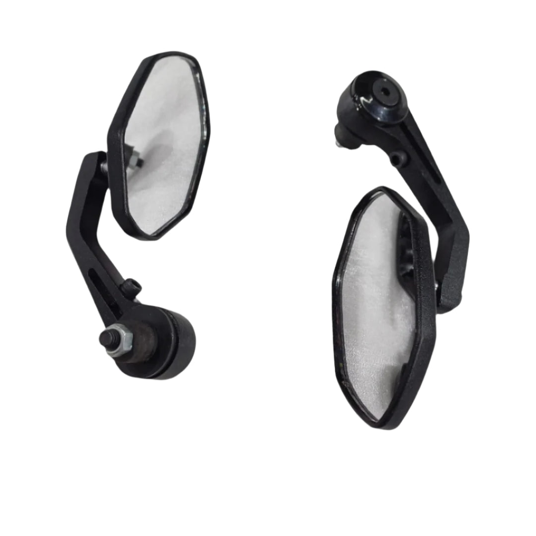 Trendy  Universal Bar End  Mirrors  for Motorcycle & Scooters, Universal Rearview Mirror