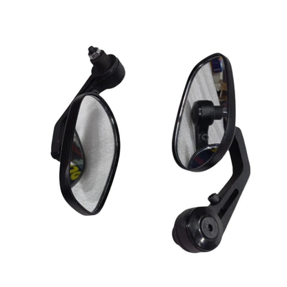 Trendy  Universal Bar End  Mirrors  for Motorcycle & Scooters, Universal Rearview Mirror