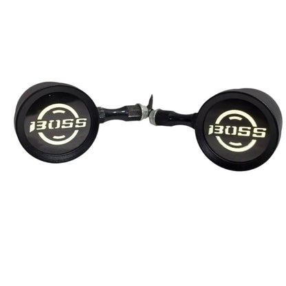 Big Metal Boss Logo LED Indicators for Royal Enfield - Pair