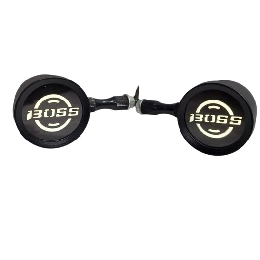 Big Metal Boss Logo LED Indicators for Royal Enfield - Pair