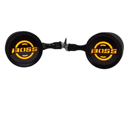 Big Metal Boss Logo LED Indicators for Royal Enfield - Pair