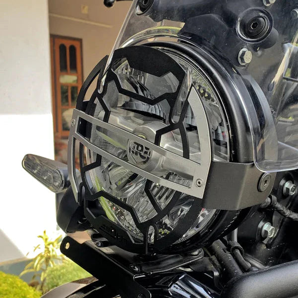 Jorjem Headlight Grill for Himalayan 450 | Robust Protection & Rugged Look