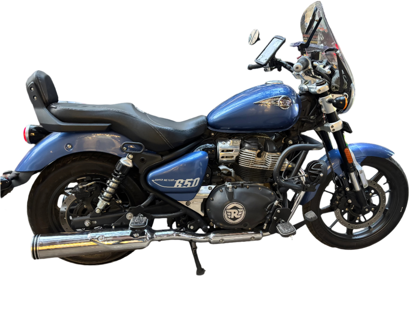 Stainless Steel Raptor Exhaust for Super Meteor 350 | Durable Performance | Enhanced Efficiency | Corrosion-Resistant