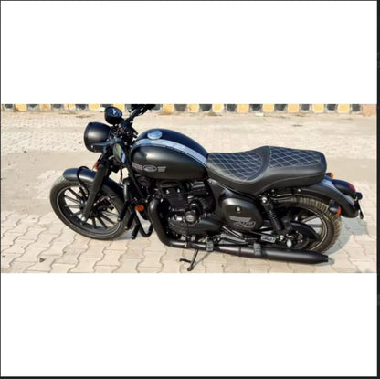 Long Tourer Flat Plates Seats for Jawa 42, Jawa 42 2.1, Jawa Classic 300 | Comfortable & Stylish Seats for Long Rides