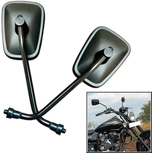 Rectangle OE/Avenger Style Mirrors for All Motorcycles