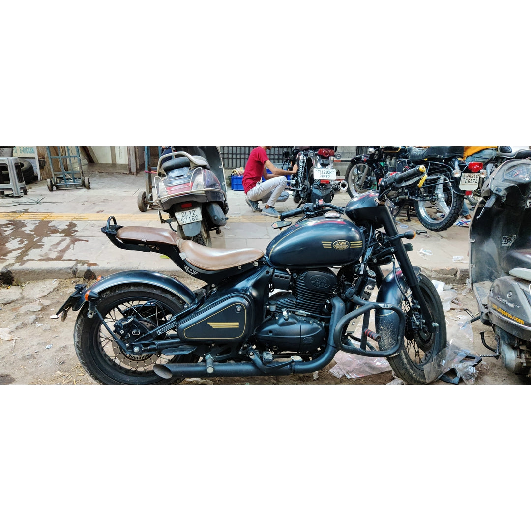 Grab Rail Backrest for Jawa Perak & Jawa 42 Bobber | Trendy Design | Enhanced Comfort