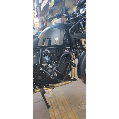 Crash Guard with Round Sliders for Royal Enfield Himalayan BS4/BS6 Models