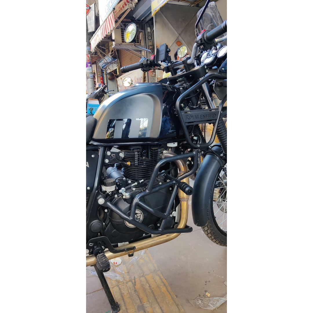 Crash Guard with Round Sliders for Royal Enfield Himalayan BS4/BS6 Models