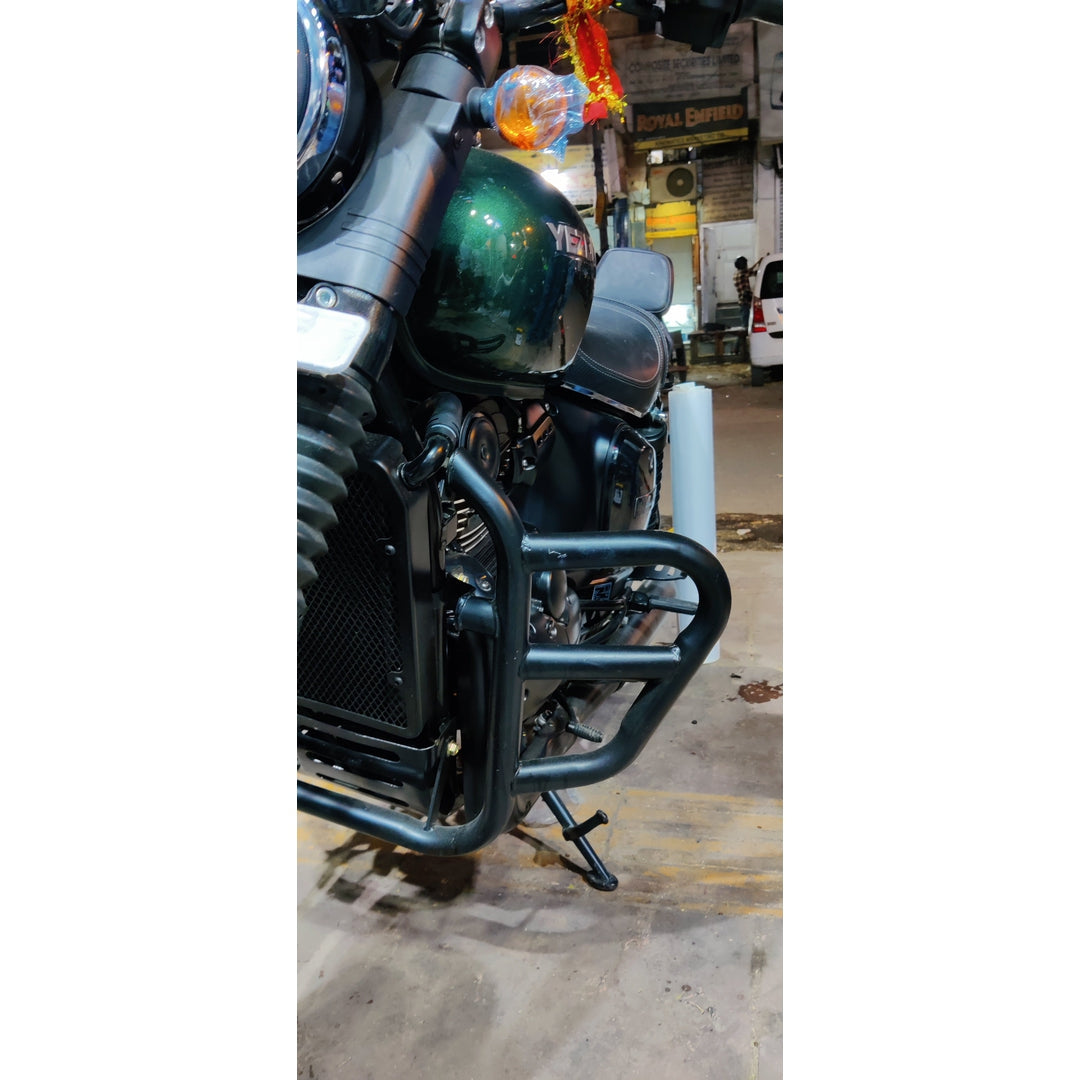 OE Butterfly 1.25-inch Leg Guard/Crash Guard for Yezdi Roadster & Jawa Models