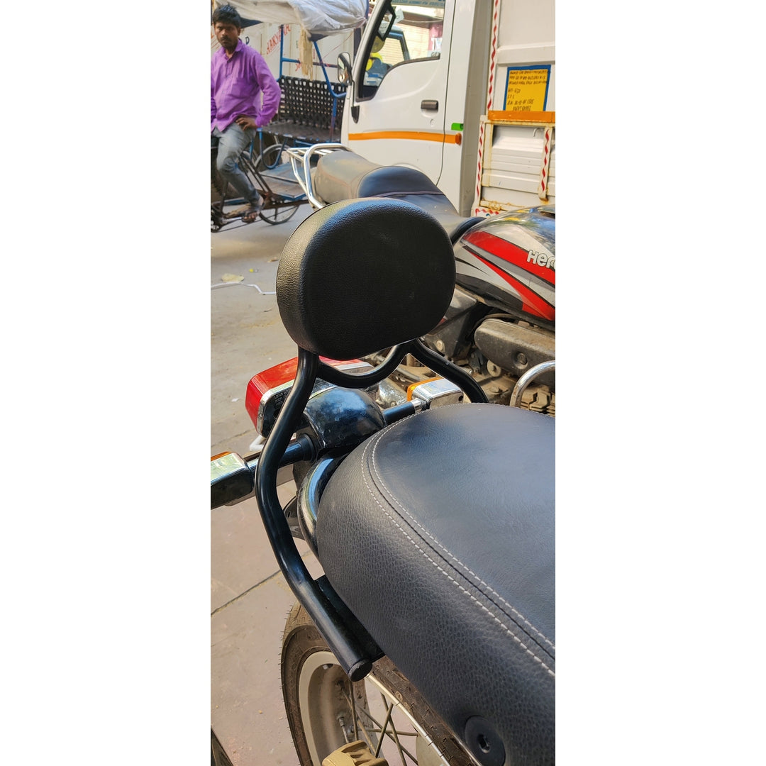 PU Cushion Tubular Frame Backrest for Interceptor & Continental GT 650