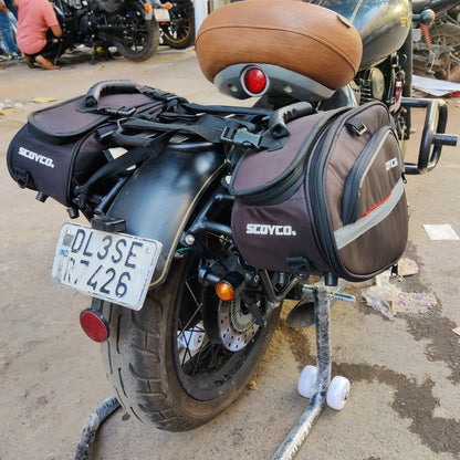 Carrier & Saddle Bags for Jawa Perak, Jawa 42 Bobber – Heavy-Duty Storage