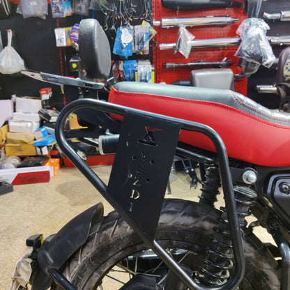 Premium Jerry Can Mount Saddle Stay for Yezdi Scrambler