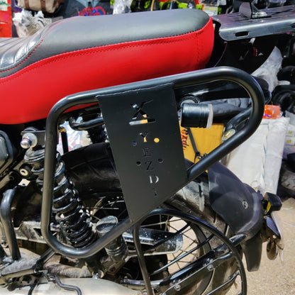 Premium Jerry Can Mount Saddle Stay for Yezdi Scrambler