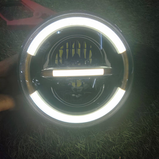 7" Inch Minus New Design OG-27 LED Headlight for All ROYAL ENFIELD Models