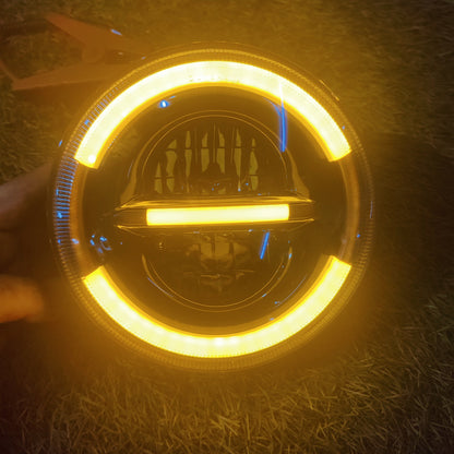 7" Inch Minus New Design OG-27 LED Headlight for All ROYAL ENFIELD Models