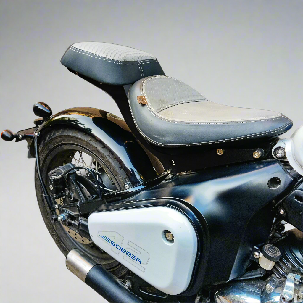 Premium Jawa 42 Bobber Custom Dual Seat - 180kg Load Capacity | Lifetime Frame Warranty