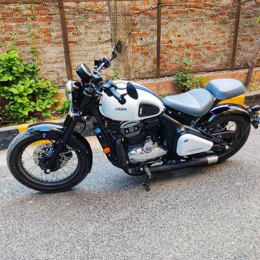 Premium Jawa 42 Bobber Custom Dual Seat - 180kg Load Capacity | Lifetime Frame Warranty