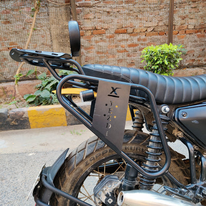 Top Rack Cushion with Backrest for Yezdi Scrambler