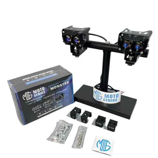Moto Genius JX-130 40W 2-LED Fog Light for Motorcycles