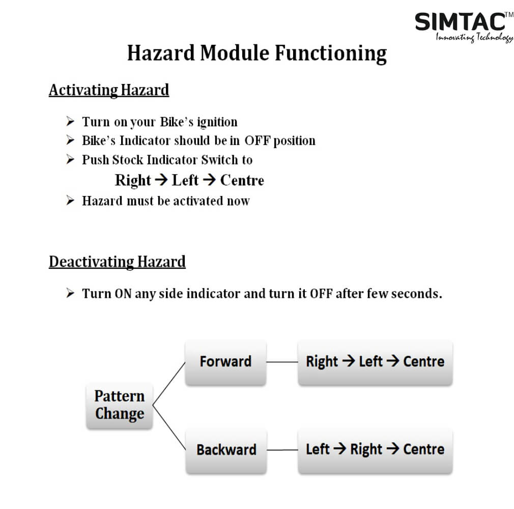 SWITCHLESS [V4.0] Bajaj Pulsar NS/AS - Compatible Simtac PNP Hazard Flasher/Adapter/Module - BJS-SL