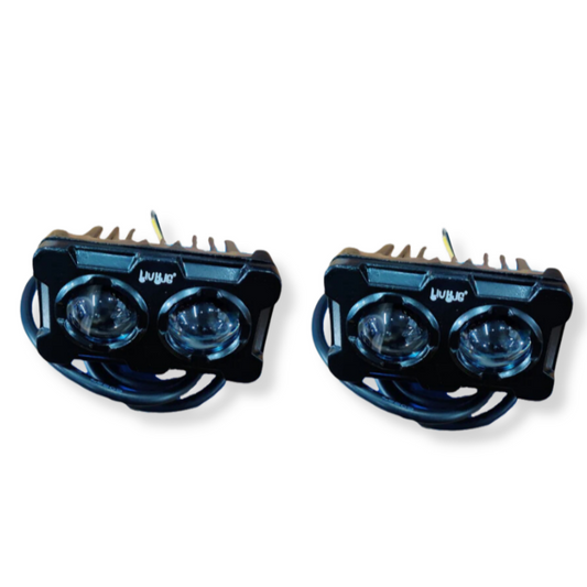20W Dual LED Designer Fog Light – Universal Fit for Bikes
