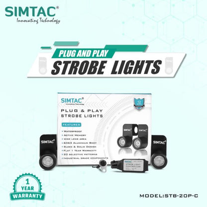 Simtac Strobe Lights Kit for Bikes