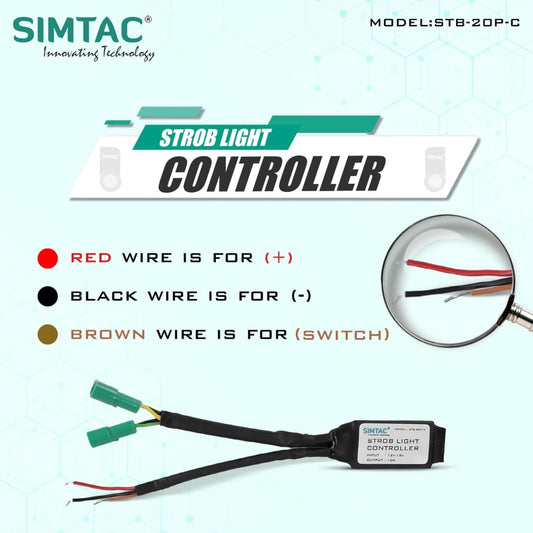 Simtac Strobe Lights Kit for Bikes