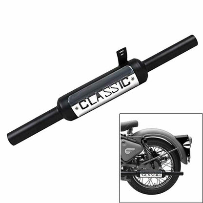 Moto Macho Indore Silencer with Classic Plate