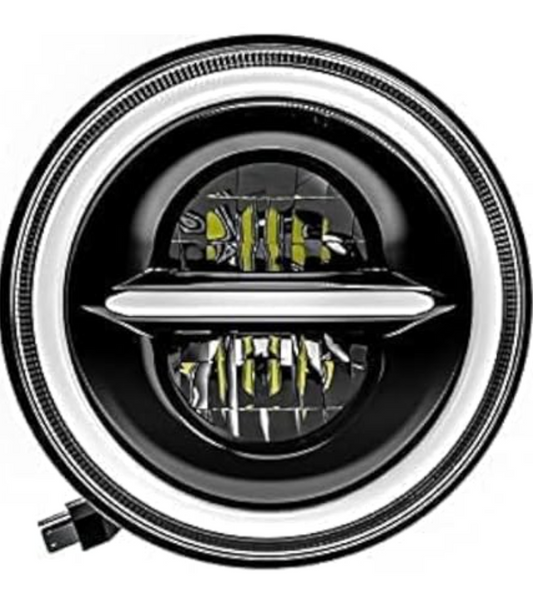 Auto Aux Minus LED with Ring - 7" | Royal Enfield Bikes | 6 Months Warranty