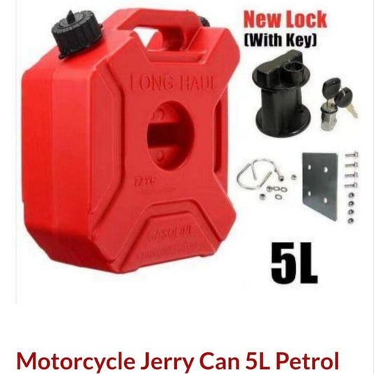 Jerry Can with Lock Misc for All Bikes | Secure & Convenient Fuel Storage Solution