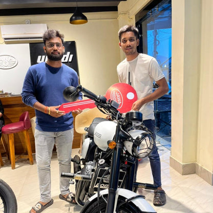 Single Rod 1.25 Inch Leg Guard/Crash Guard for All Jawa Models, Yezdi Roadster, Yezdi Scrambler & Jawa 42 FJ